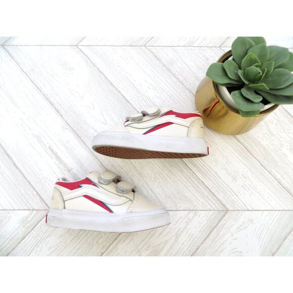 NEW! Vans X David Bowie Aladdin Sane Old Skool Skate Shoes Toddler SZ 5.5 - Picture 6 of 12